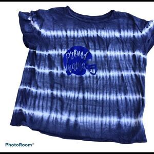 Terra & Sky proud Mama tie dye T-shirt size 2x blue and white